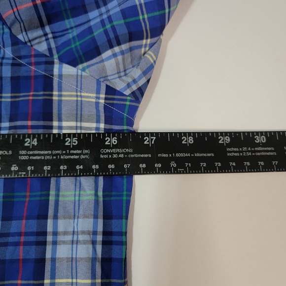 Polo Ralph Lauren Performance Shirt Mens XXL Multicolor Plaid LS Stretch - Picture 4 of 5